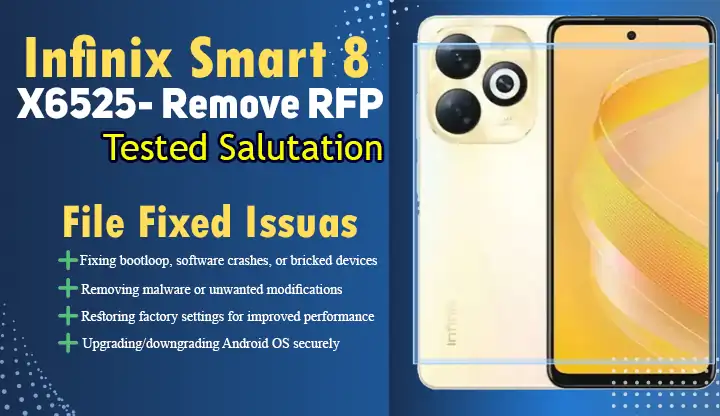 Remove Frp On Infinix Smart 8 X6525 Devices 1 Click Tsm Tool