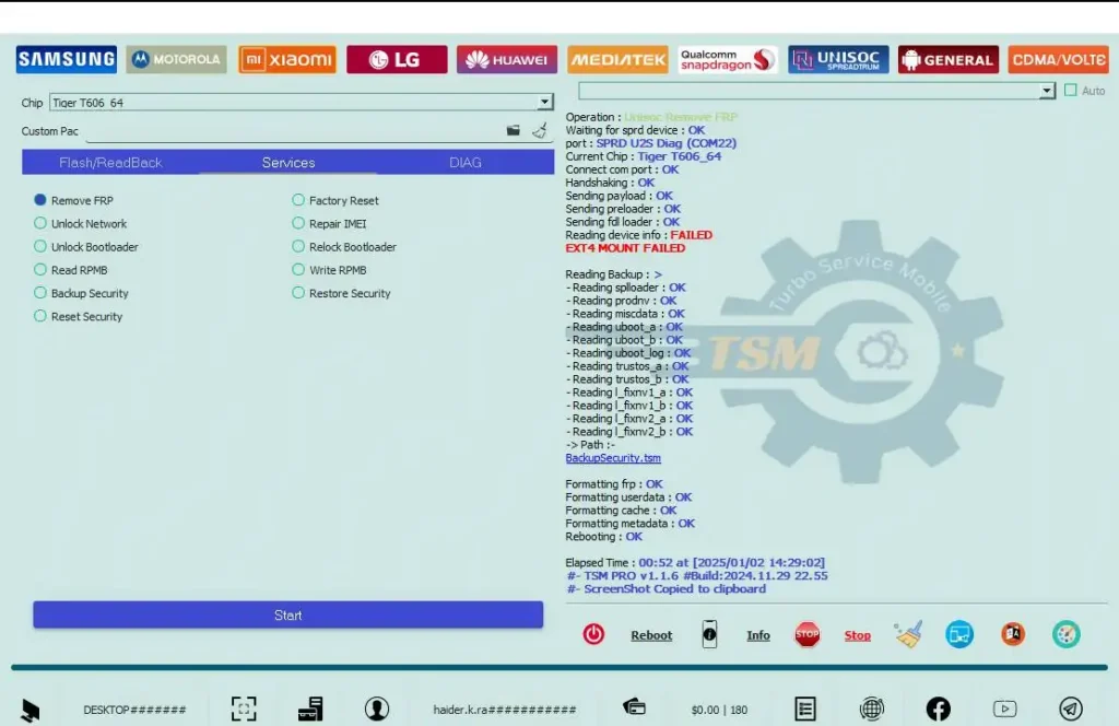 Remove Frp On Infinix Smart 8 X6525 Devices 1 Click Tsm Tool