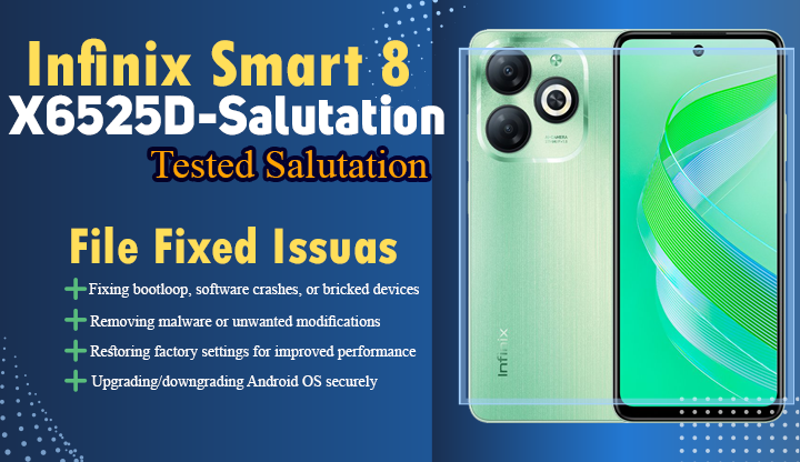 Resolve Anti Check & Front Camera Issues On Infinix Smart 8 X6525d