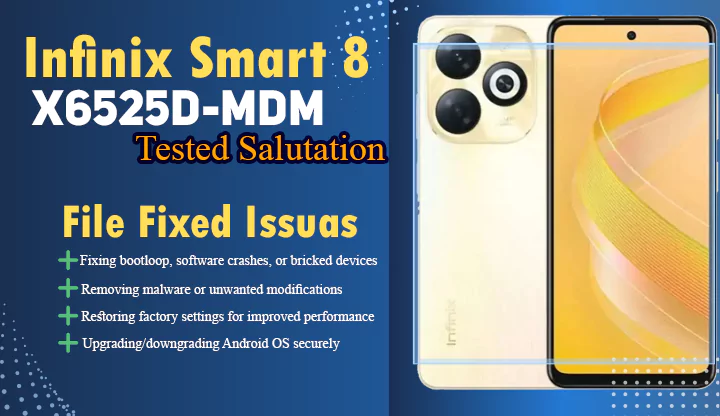How To Remove Mdm From Infinix Smart 8 X6525b Mtk Devices Without Paid Tools