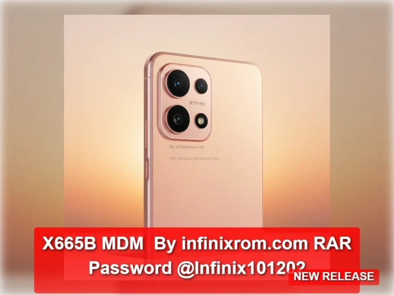 Infinix X665b Mdm Lock Remove Tested Firmware File Instructions